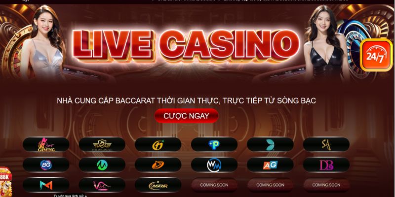 ABC8 gây ấn tượng với sảnh casino có nhiều dealer xinh đẹp